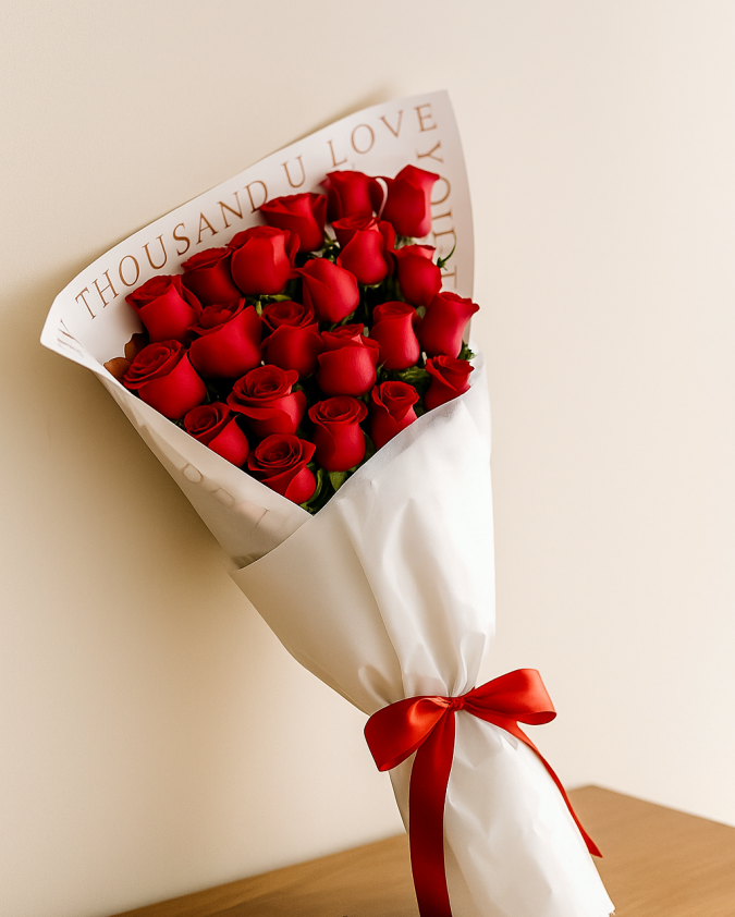 Ramo rosas rojas