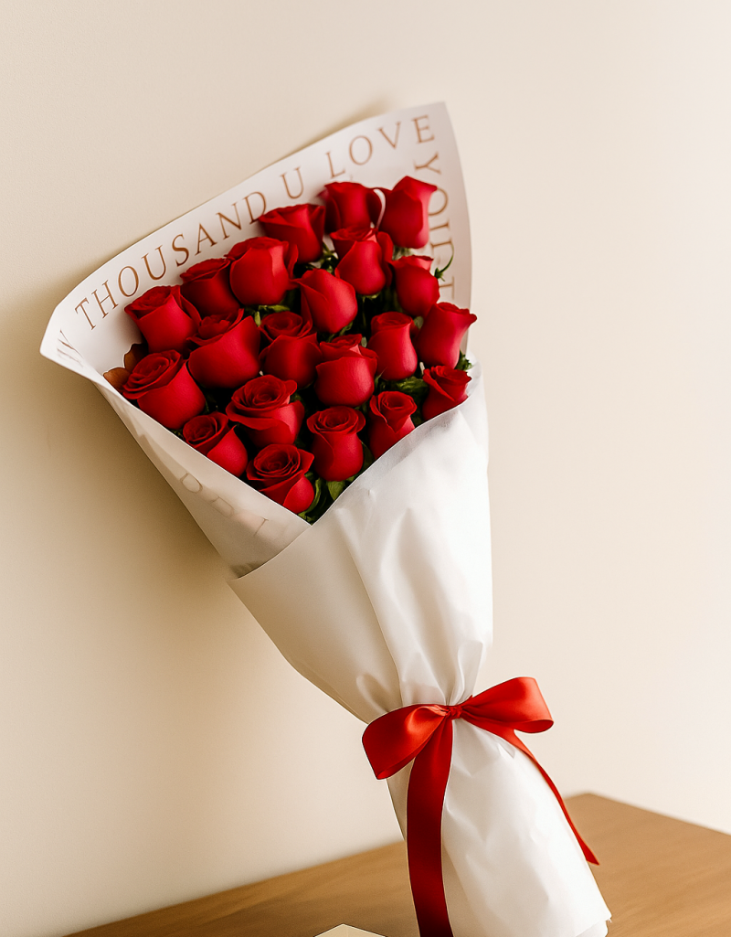 Ramo rosas rojas