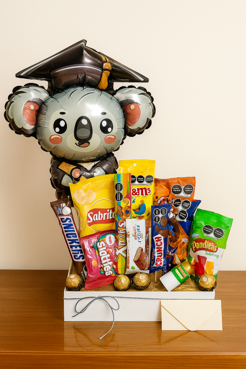 Arreglo graduacion globo Koala